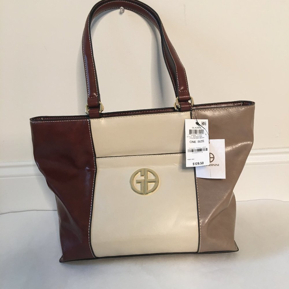 Giani Bernini Tri Color Shoulder Bag - Picture 1 of 6